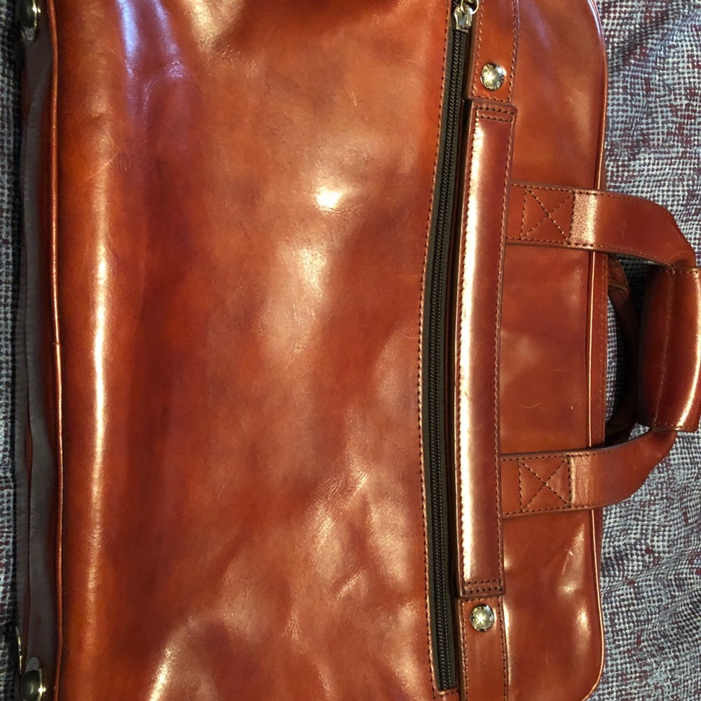 Leather briefcase